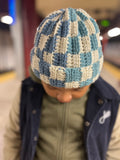 Two Toned Checkered Beanie